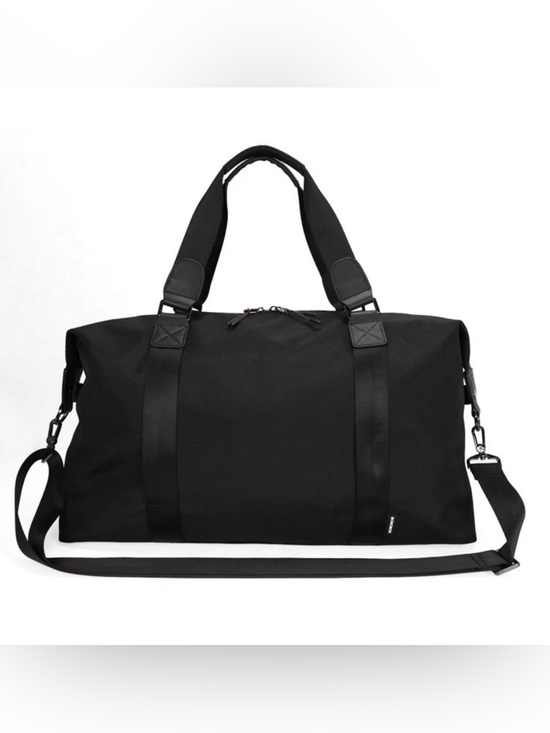Bonobos Other - Bonobos~Black Ballistic Nylon Duffle Bag w/ Leather Accents-Adjustable
Strap~NWT